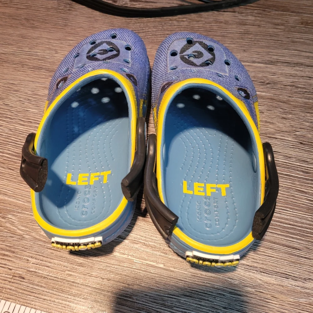 Crocs X Minions Kids Clogs Toddler Size 8‎